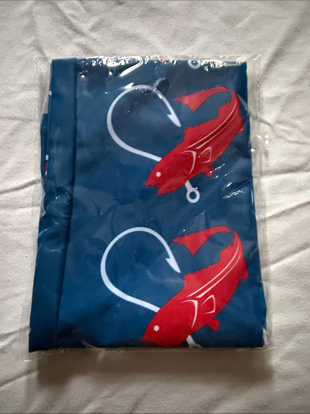 Men's gaitor with Red Fish Print